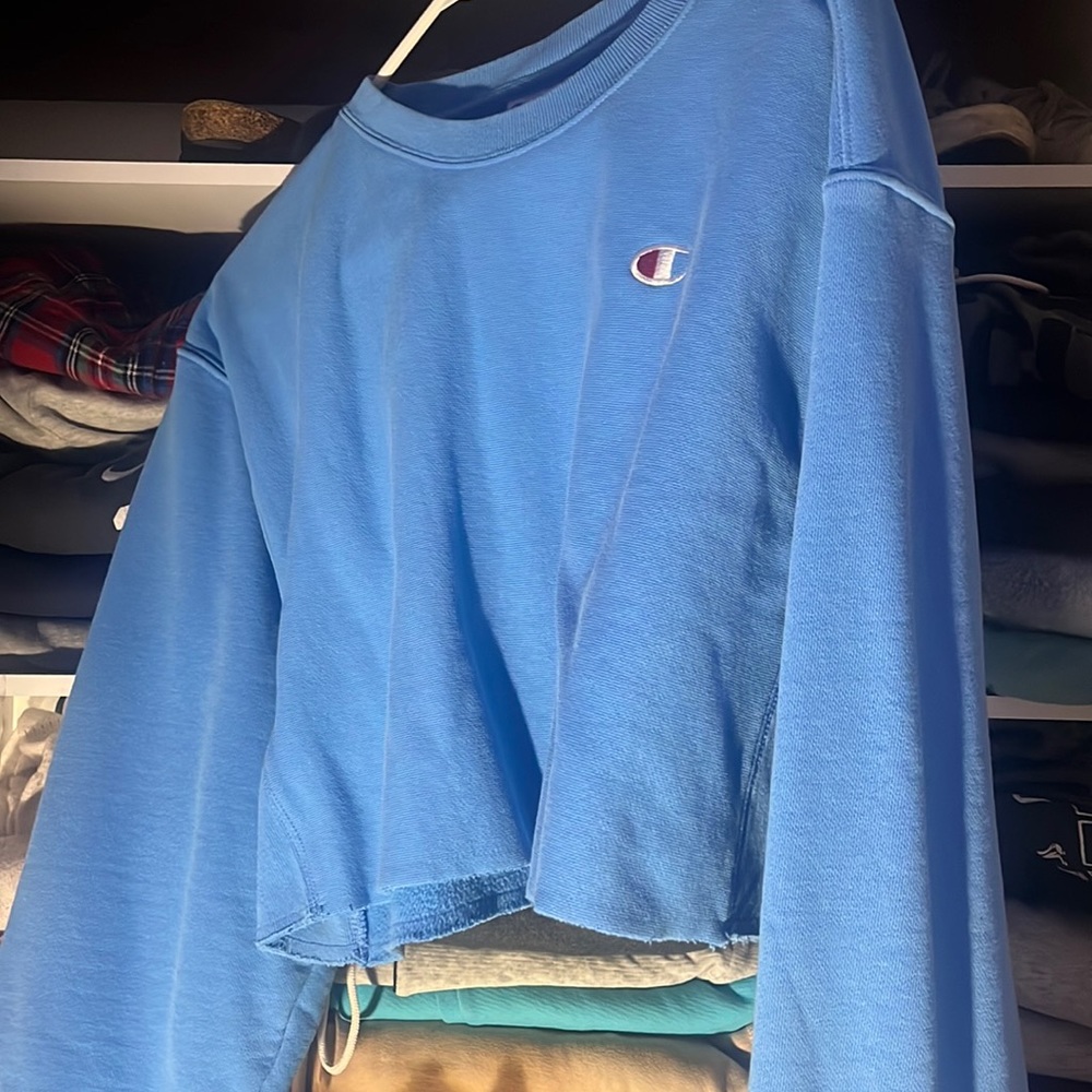 cropped sweatshirt